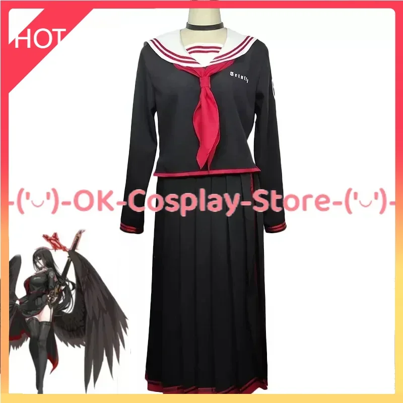

[Custom Made] Game Blue Archive Hanekawa Hasumi Cosplay Costume Women High School Uniform Cute Jk Dress Halloween Party Suit