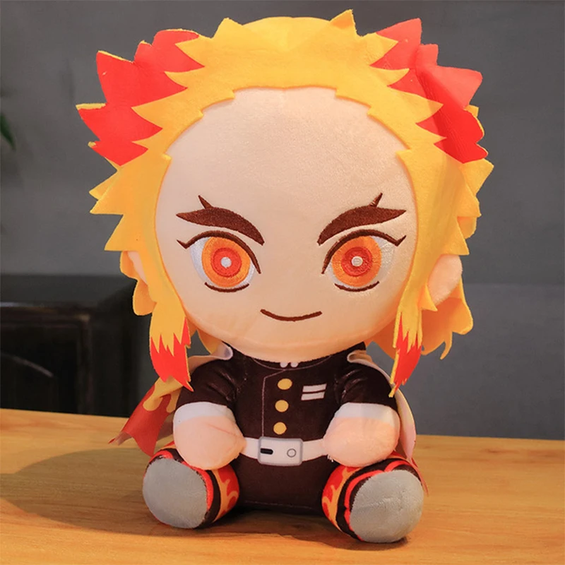 Juguetes de peluche de Anime Demon Slayer para niños, figura de Manga de dibujos animados, muñeca suave, Kimetsu, Tanjirou, Nezuko, regalos de