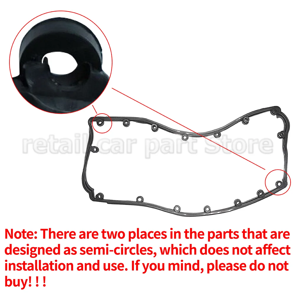 Car Engine Valve Cover Gasket Kit For VW TRANSPORTER T5 CARAVELLE AXD AXE ROCKER COVER GASKET 070103469A 070115315A SI-AT58044