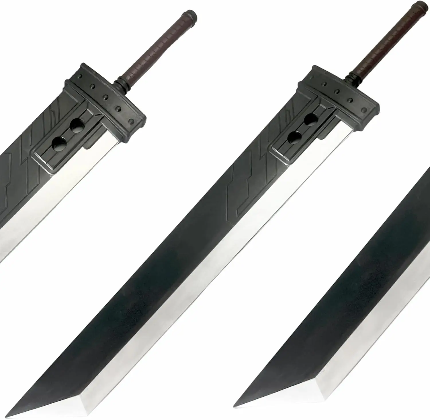 

Final Version Fantasy PU Foam Zweihander Broad Sword with Inner Core for Video Game and Cosplay Costume