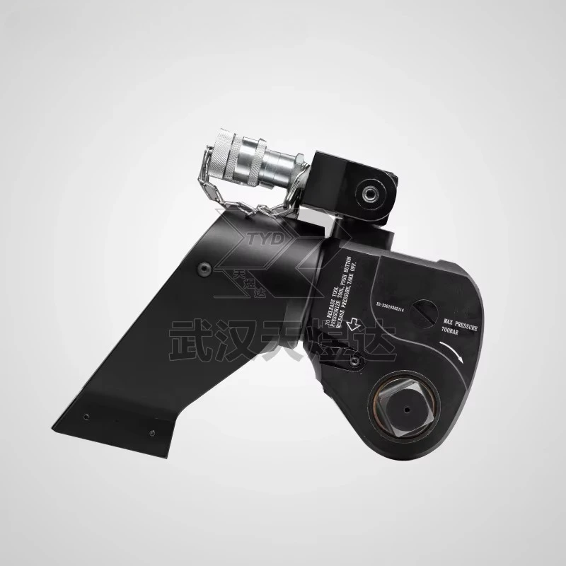 TYD-60000Nm Chave de torque hidráulica de acionamento quadrado de 2-1/2 polegadas com fabricante de bomba