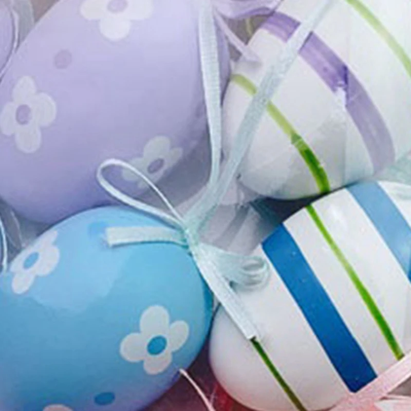 Pascua DIY huevos pintados a mano jardín de infantes juguetes para colorear huevos de simulación huevos para colorear