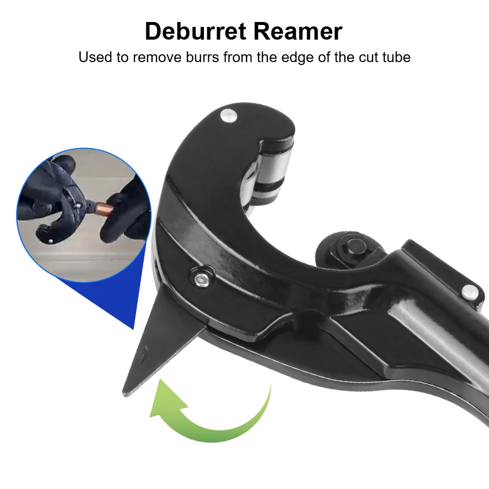Lagertype pijpsnijder met ontbraamgereedschap Pijpsnijder 3-35 mm voor koperen roestvrijstalen slang Waterpijpsnijden
