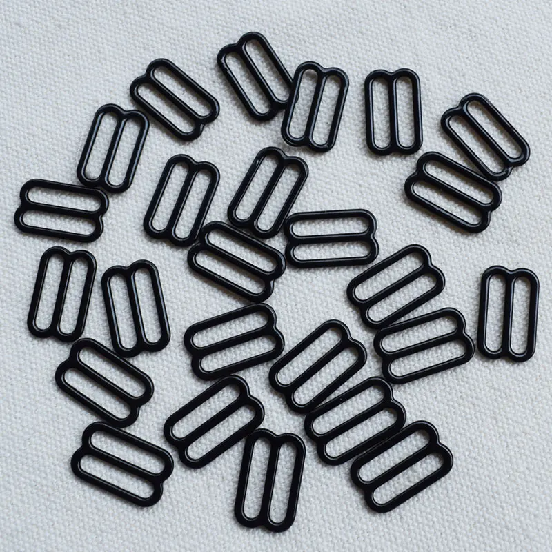 20 Stück 10mm-25mm Metall-BH-Trägerverstellverschlüsse Unterwäsche-Schieberinge Clips für Dessous-Verstellung DIY-Zubehör – Detail 2
