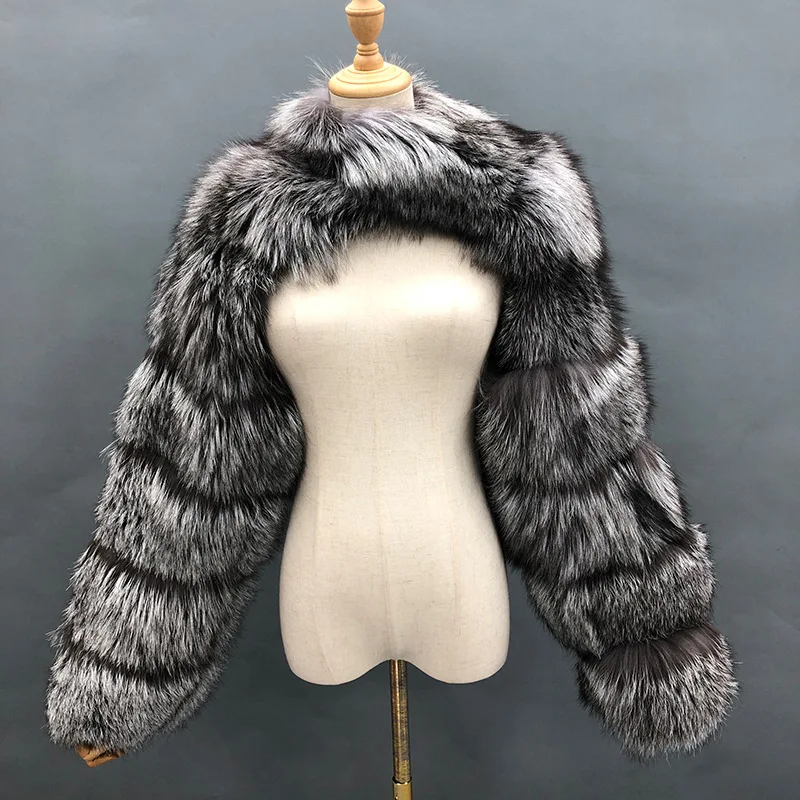 Faux Fur Fox Fur Fashion Faux Fur Autumn Winter Women's New Shawl Coat