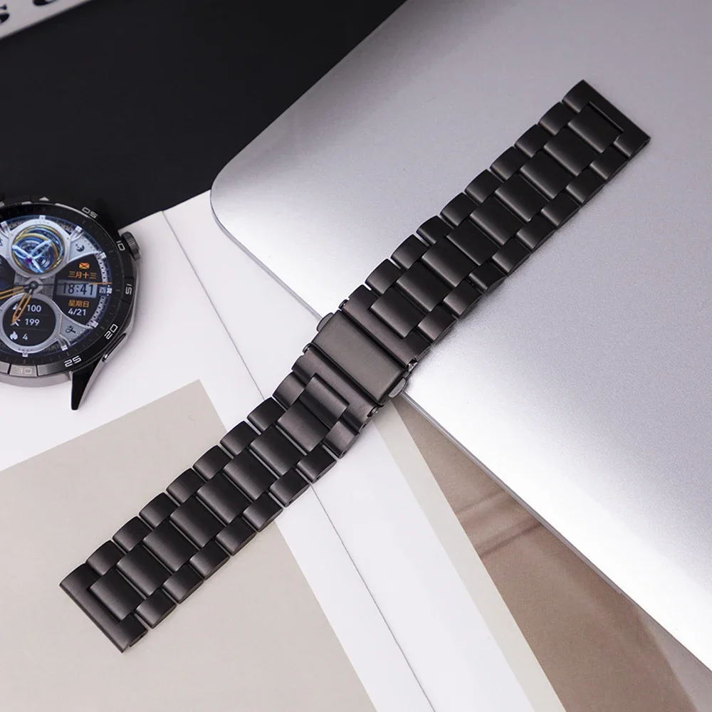 Ремешок 22 мм 20 мм для Samsung Galaxy Watch 7 6 5 4 6Classic 40 44 мм Браслет из нержавеющей стали для Huawei GT3 4Pro Amazfit GTR GTS4