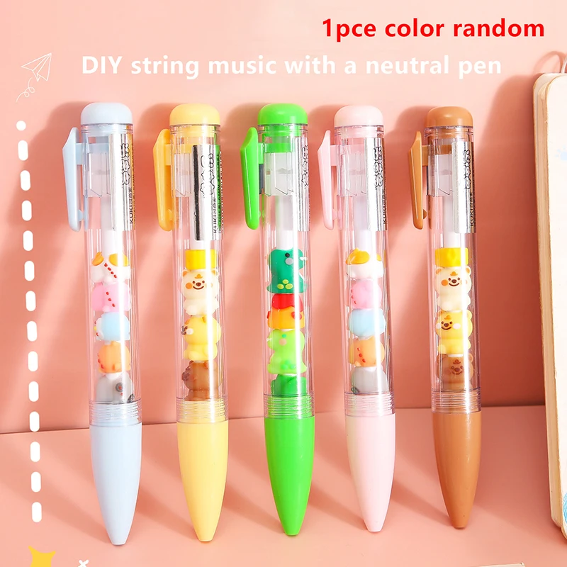 Neutral Pen Cute Shape Pen DIY Beaded Signature Pen Student High Value Press Pen