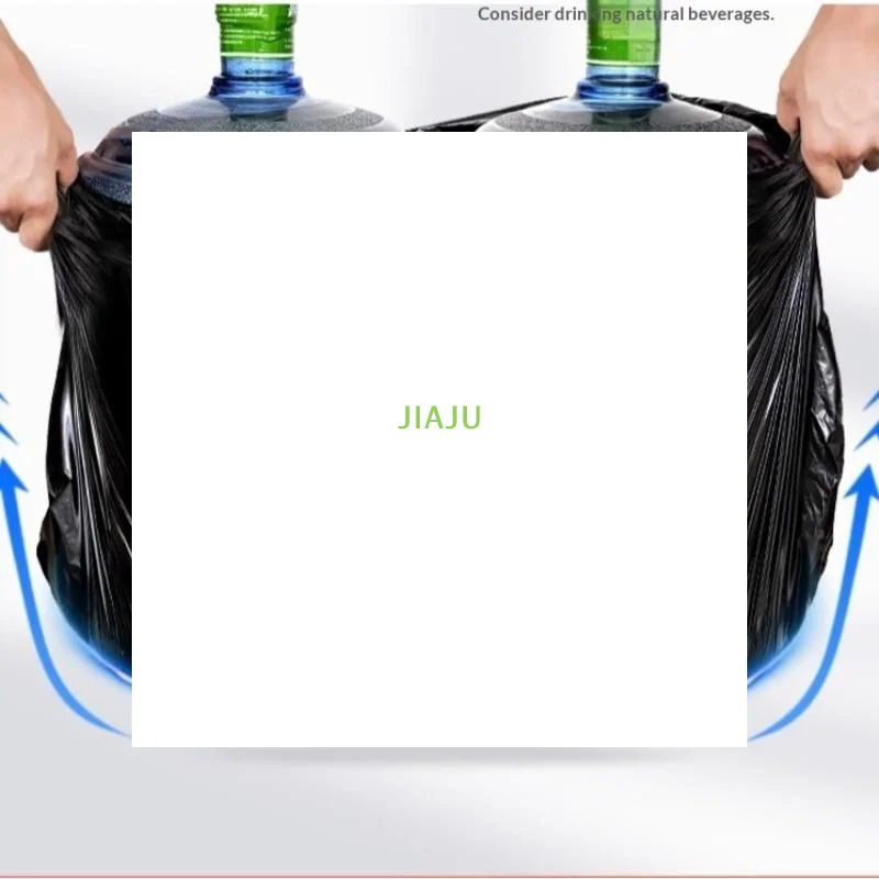 ~100Pcs Black Vest Plastic Bag Household Thickened Home Kitchen Office Clean Garbage Bin Disposable With Handle Plastic Bags