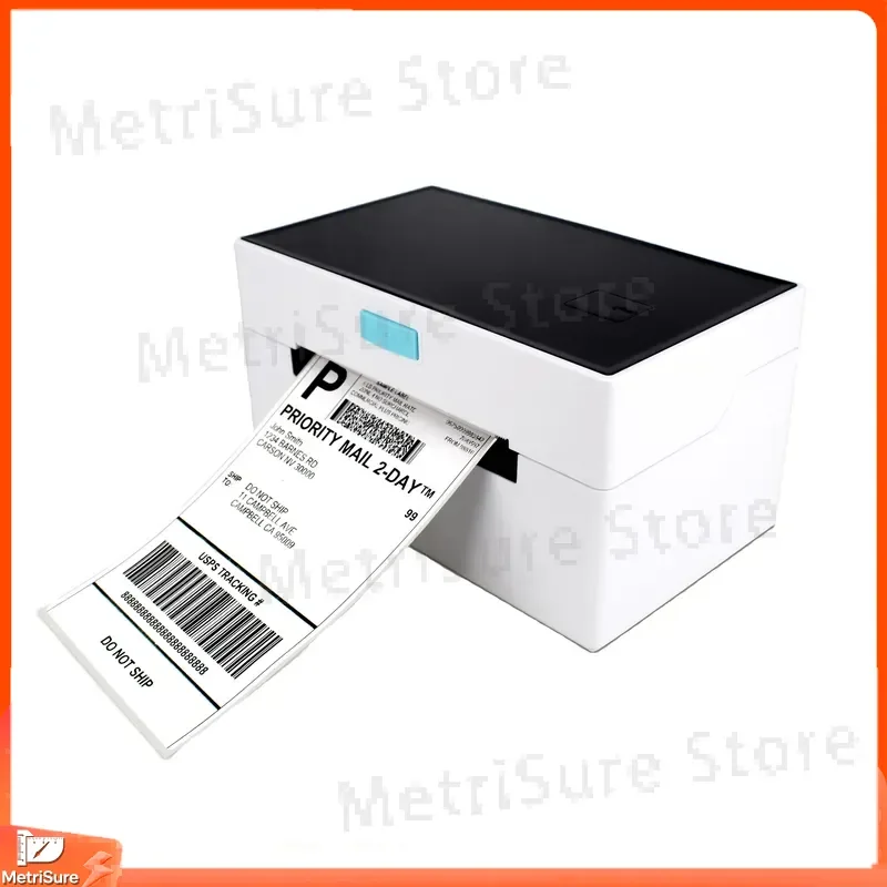 4x6 inch Thermal Barcode Label Printer for Shipping Labels Bulk Use Small Business Office Home Labeling Portable