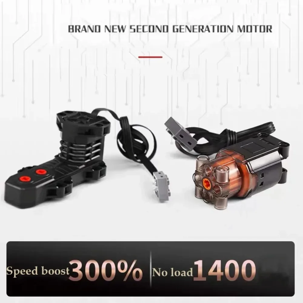 MOC Technische krachtfuncties M L XL Motor Gemodificeerde Legoeds-compatibel 8883 8882 88004 88003 Afstandsbediening Power Group Train