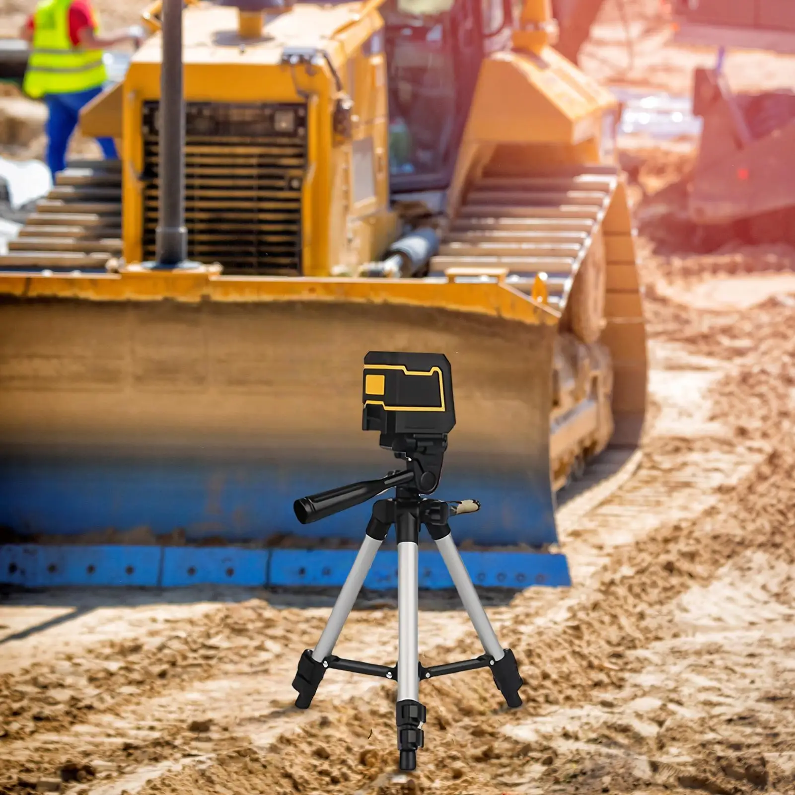 

Cross Line Level Tripod Precision Indoor Cross Line Level With Stand Alignment Leveler Gadget For Cabinet Window Wall Mounting