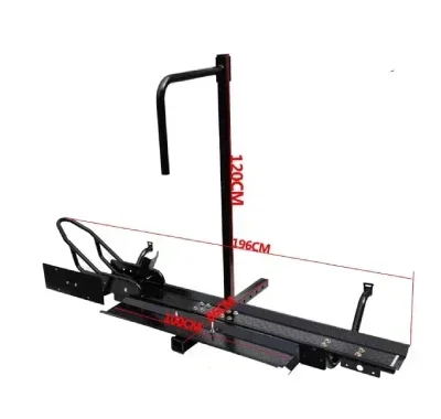 Universal  Motorcycle Scooter Carrier Hauler Bike Steel Hitch Mount Rack Ramp