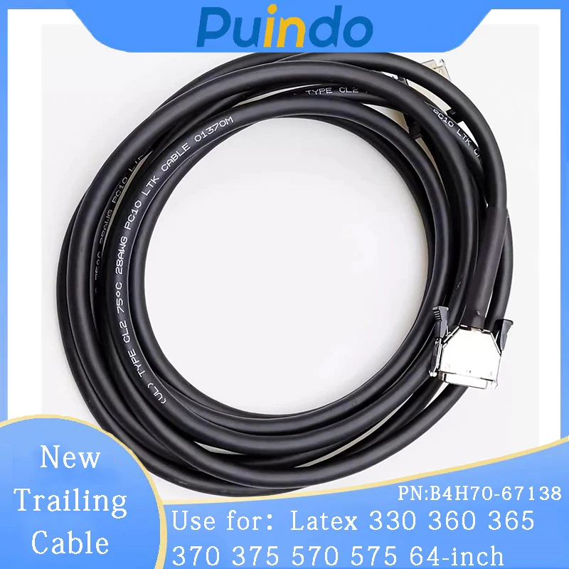 Cabo Traseiro Novo B4H70-67138 de 64 polegadas para HP Latex 330 360 365 370 375 570 575, Tubo de Roteamento B4H7067138