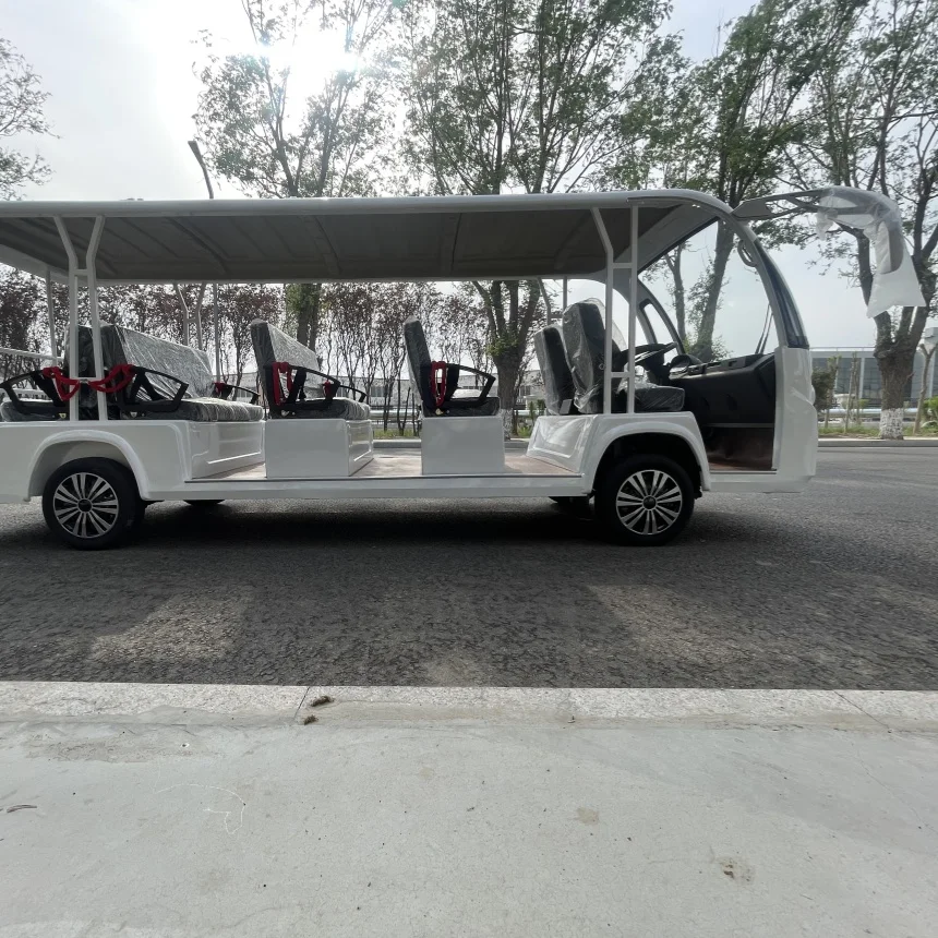 

Manufacturer Customizable High NewTech Electric Tour Bus 72V Lead-Acid Battery Electric Scenic Sightseeing Bus Free Custom Color