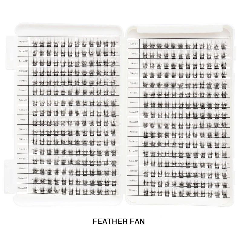 Pestañas postizas de girasol a la moda, extensión de pestañas de hadas de simulación Natural, maquillaje Diy, ojos segmentados individuales