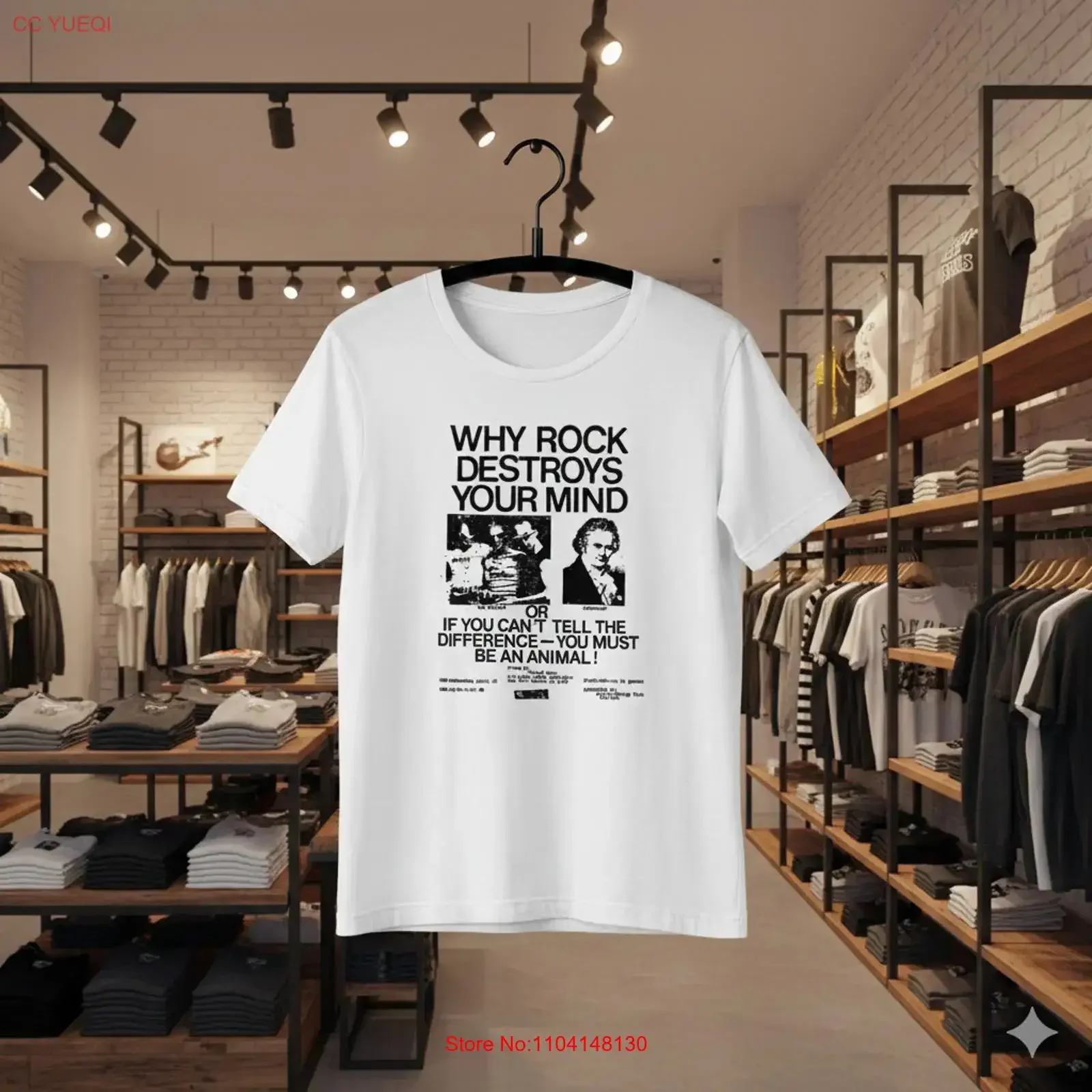 Punk Rock Quote T Shirt White Vintage Music Protest T840 vintage Washed graphic Slightly Top For Everyday Wear Stylish
