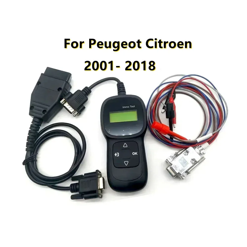New for PSA IMMO Tool Key Pin Code Reader Key Simulator Programming Emulator Program for Peugeot for Cit-roen 2001-2018 VS FNR