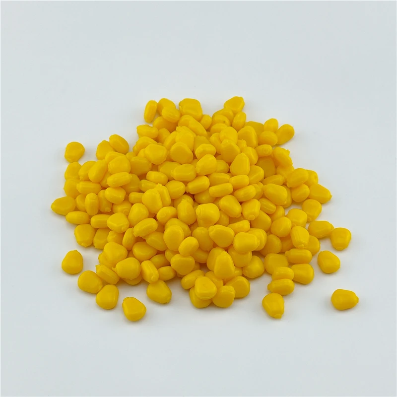 100pcs Silicone Smell Corn Soft Bait Water Corn Carp Fishing Lures With the Cream Smell of Artificial Rubber Baits