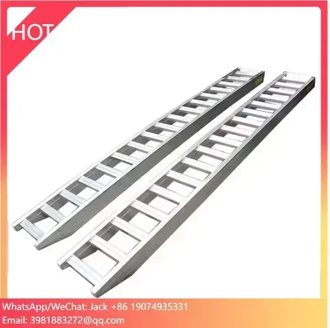 For Loading Heavy Equipment Agricultural Machines Forklifts Set of 2 Aluminum Ramps