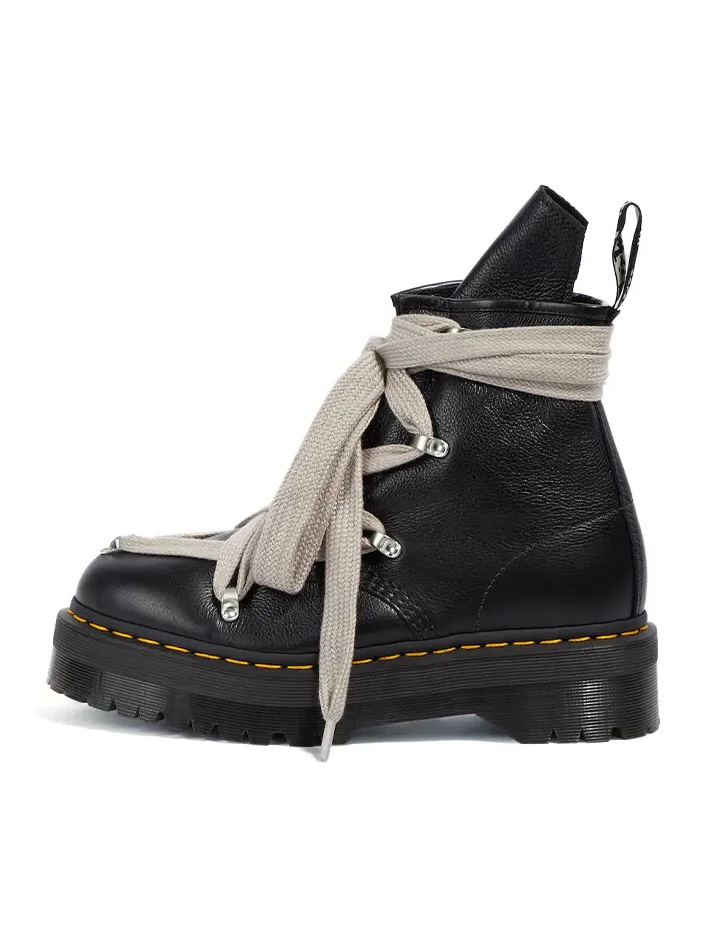 

Punk Trend Thi Bot Boots Street Five Pointed Star Personali Bule ort Boots Faionable Leather Patchwork