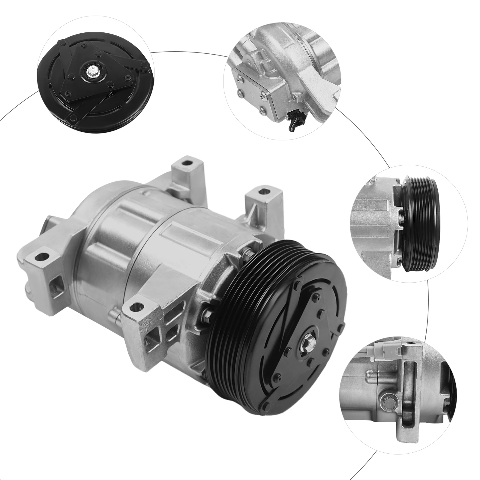 Compressor AC com embreagem para 2013-2018 Nissan Altima 2.5L SL SV, compressor A/C CO 29073C, compressor de ar condicionado