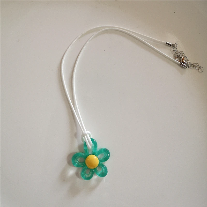Kpop Boho Bunte Kirsche Herz Stern Anhänger Peart Choker Halskette Für Frauen Süße Ästhetische Y2K Harajuku Schmuck Zubehör – Detail 5