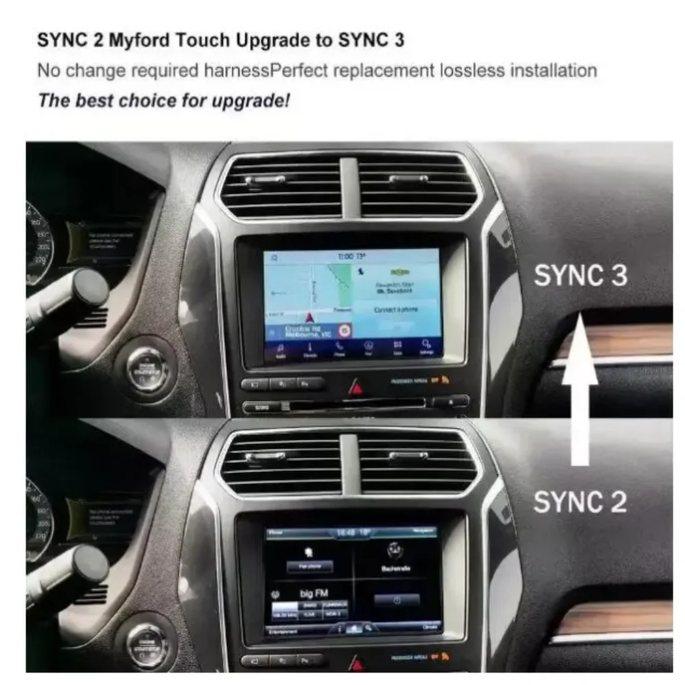 

for Ford Sync3 APIM Module Carplay SYNC 2 to SYNC 3 Upgrade Kit 3.4 New Map with 8GB No Map