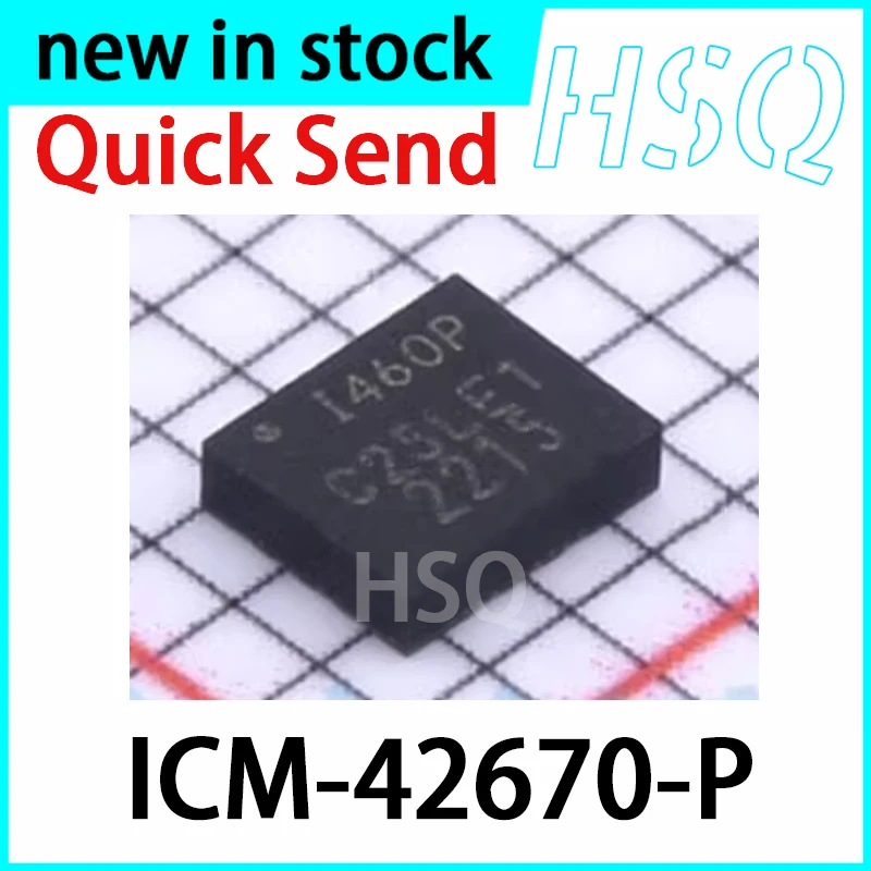 1PCS New ICM-42670-P Silk Screen I460P LGA-14 Attitude Gyroscope Motion Sensor Chip