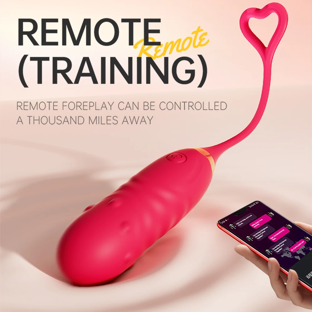 APP لاسلكي للتحكم عن بعد الحب البيض هزاز البظر محفز القفز البيض يمكن ارتداؤها هزاز اللباس الداخلي منتجات جنسية لعبة الجنس الكبار #5