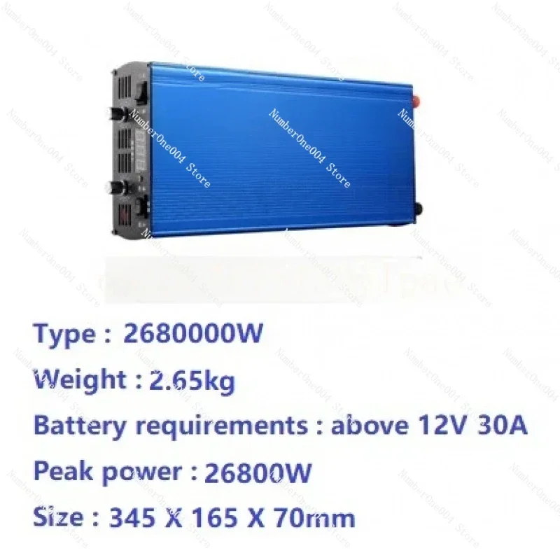 Suitable ForHigh Power Electronic Converter New Type 42 Big Tube Inverter 12V Multifunctional