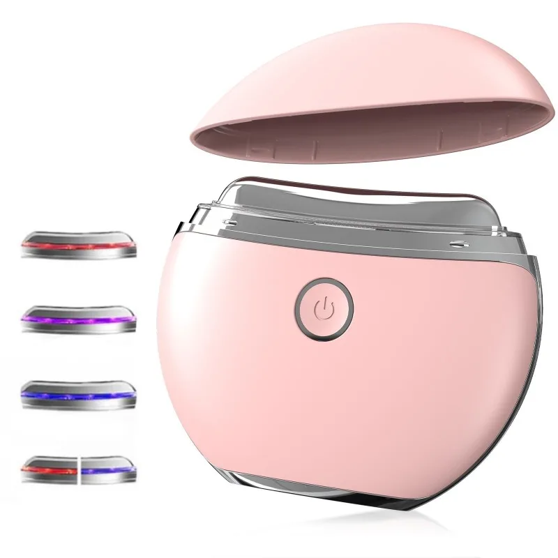 جهاز كشط كهربائي الأكثر مبيعًا، جهاز تجميل لرفع الرقبة والوجه، جهاز تجميل منزلي لتدفئة الاهتزاز الحالي الصغير #6