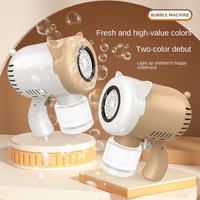 Children Hand-Held Automatic Bubble Machine party games Squirt Toy fully automatic luminousSummer Outdoor Toys for Birthday Gif