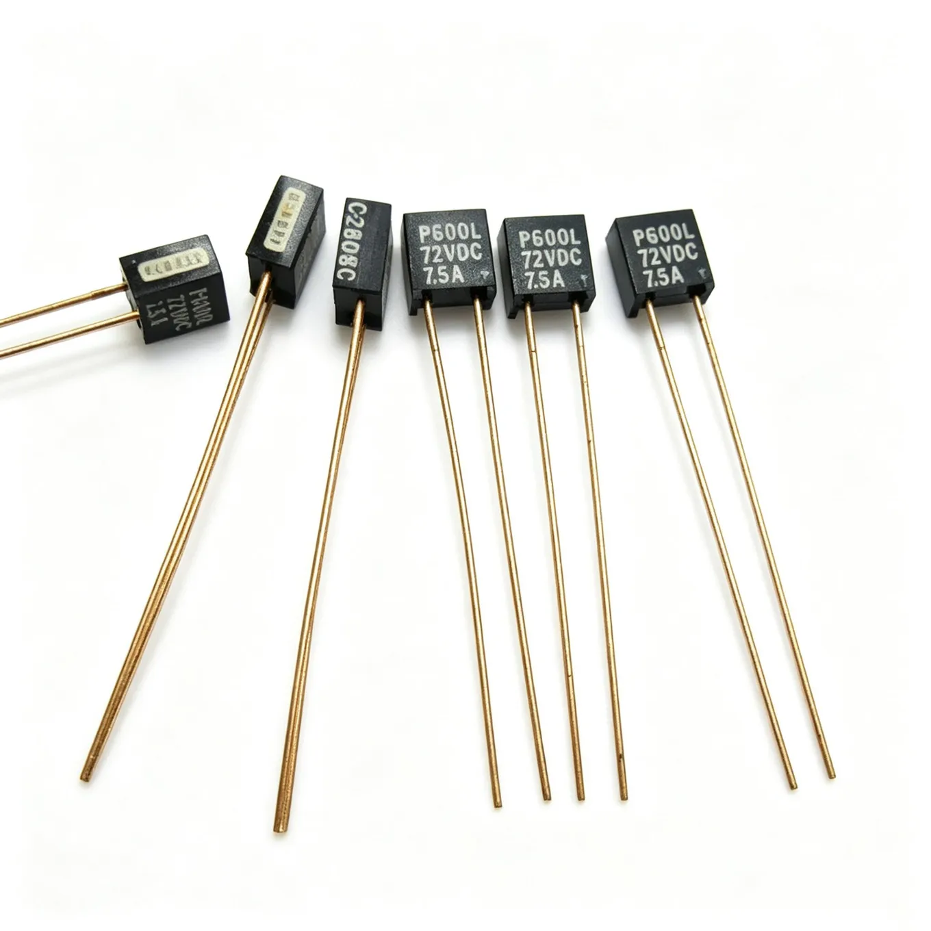 Original New 100% MIC9430 P600L Gold Foot 72VDC 7.5A Non Sensing Copper Pin Audio Sound Safe Fuse