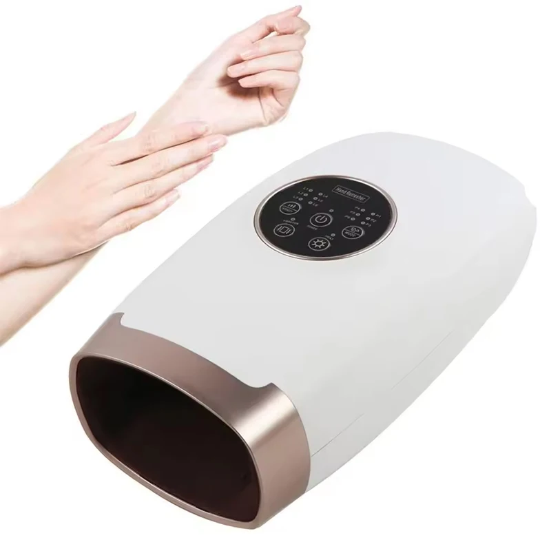 

Electric Wireless Hand Massager Heat Air Compression Therapy for Hands Relief Arthritis Pain Numbness 6 Pressure Point Modes