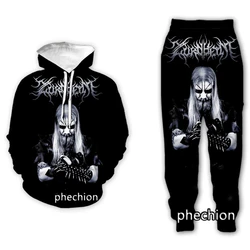 phechion New Men/Women Dark Funeral Band 3D Print Clothing Long Sleeve Fashion Sweatshirt Hoodies Sport Casual Pants Z80