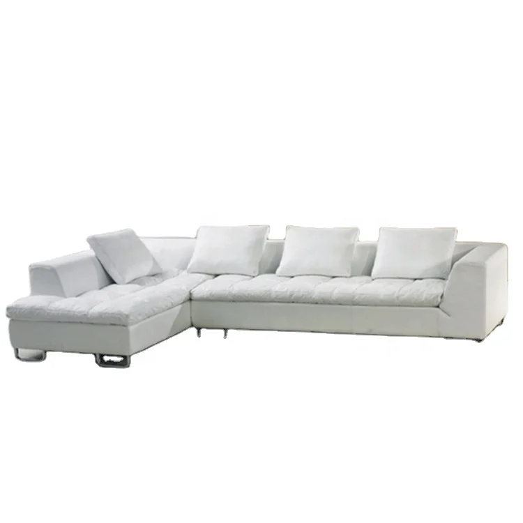 

Европейский стиль, экзотический современный новый стиль, домашний кожаный секционный угловой диван, L-образный диван из натуральной кожи для гостиной