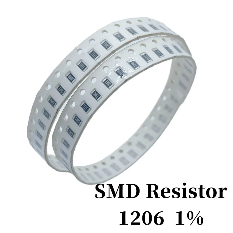 500 шт. 1206 SMD резистор 0R 1 2 1% 3 2,2 4,7 10 22 33 7,5 150 200 470 Ом 1K 620 K 2K 1,5 K 10K 47K 91K 4,7 K 100K 200K 470K 1M 2M