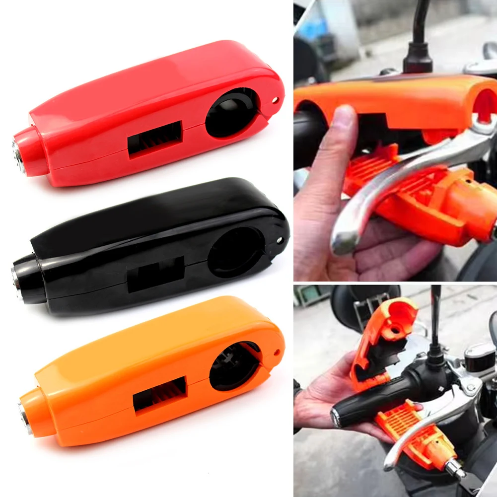 Motorcycle Brake Lock Motorcycle Big Hat Lock Motorcycle Handlebar Throttle Handle Lock Anti-theft Safety Brake Level-Lock