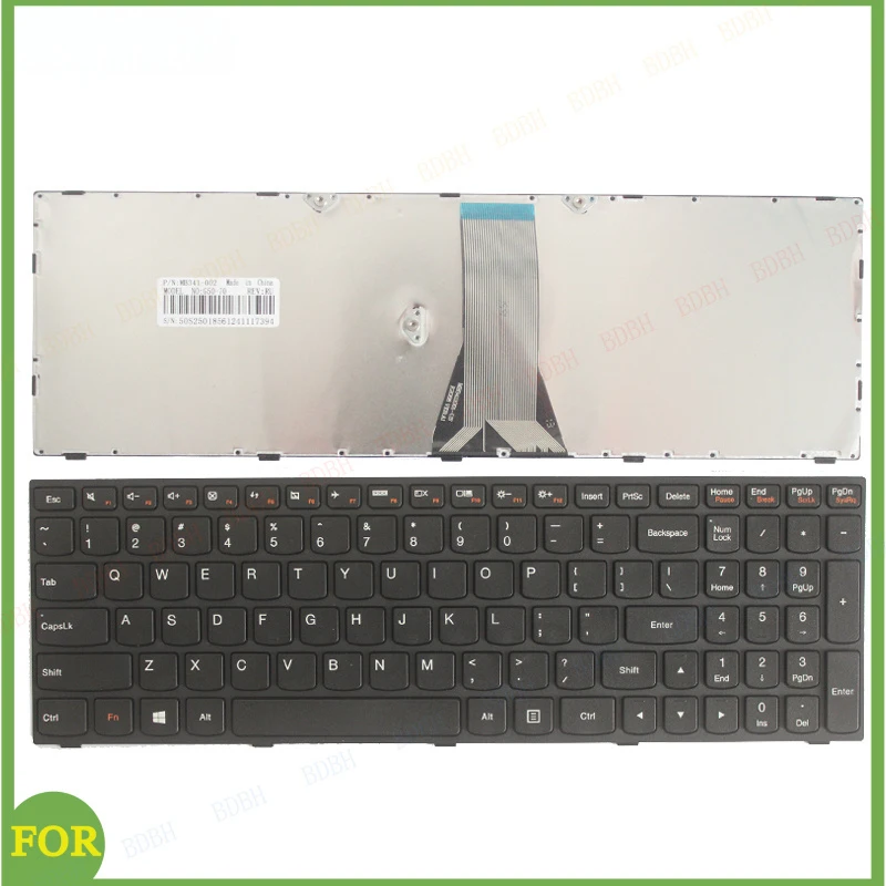 Nuevo Teclado para Portátil LENOVO E50-70 E50-80 B51 B51-30 B51-35 B51-80 B71 G51 Flex 2-15 en Inglés Estadounidense