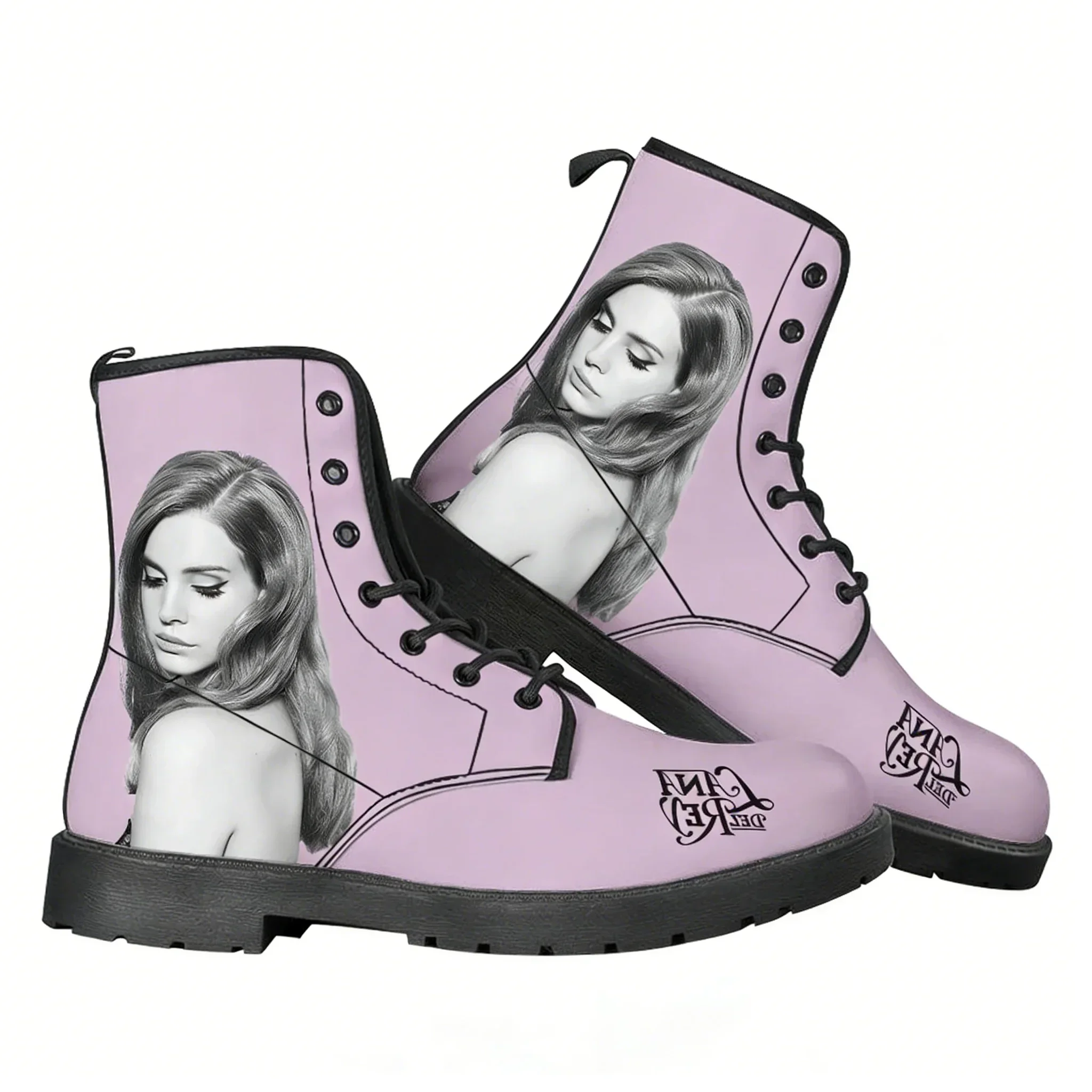 

Ботинки Lana Del Rey для мужчин, женщин и подростков, кожаные, прочные, повседневные, для улицы, высокого качества, парные, с возможностью индивидуального дизайна