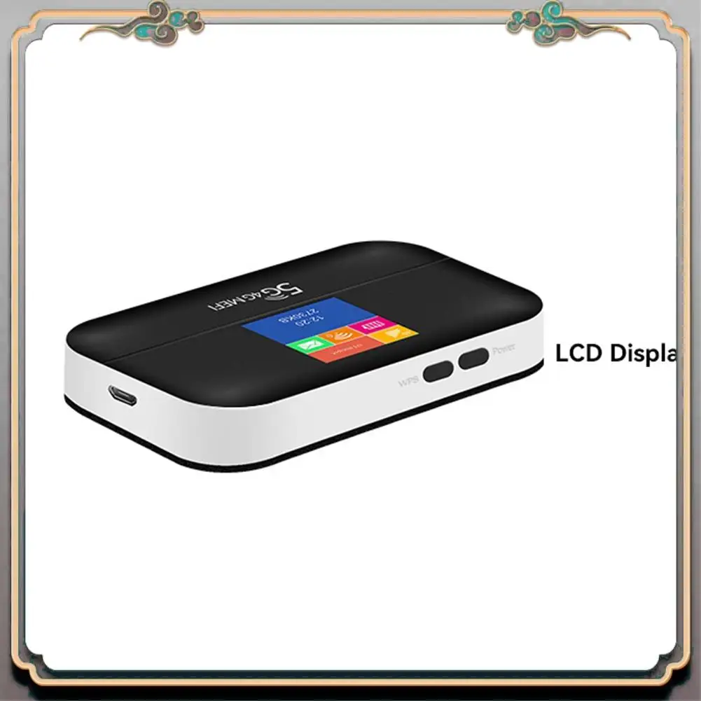 Router Mifi Portabel Tahan Lama 4G Wifi 150Mbps 3000 Mah Modem Mifi Hotspot Nirkabel Wifi Seluler Mobil dengan Slot Kartu Sim dan Layar