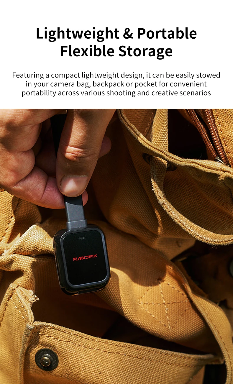 SanDisk QuickFlow microSD-Kartenleser B751 USB-C 3.2 Gen 1 250MB/s Lesegeschwindigkeit 170MB/s Schreibgeschwindigkeit für UHS-I UHS-II microSDHC microSDXC – Detail 5