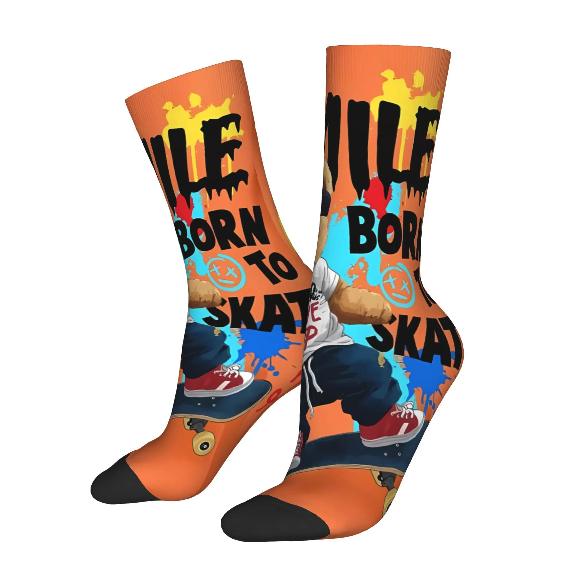 

Fun Bear Socks Male Mens Women Summer Stockings Hip Hop