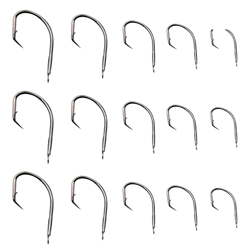 

150pcs High Carbon Steel Fishing Hooks Durable Rust Resistant Saltwater Freshwater Turtle Catfish Herring Fishhooks Baits Gear