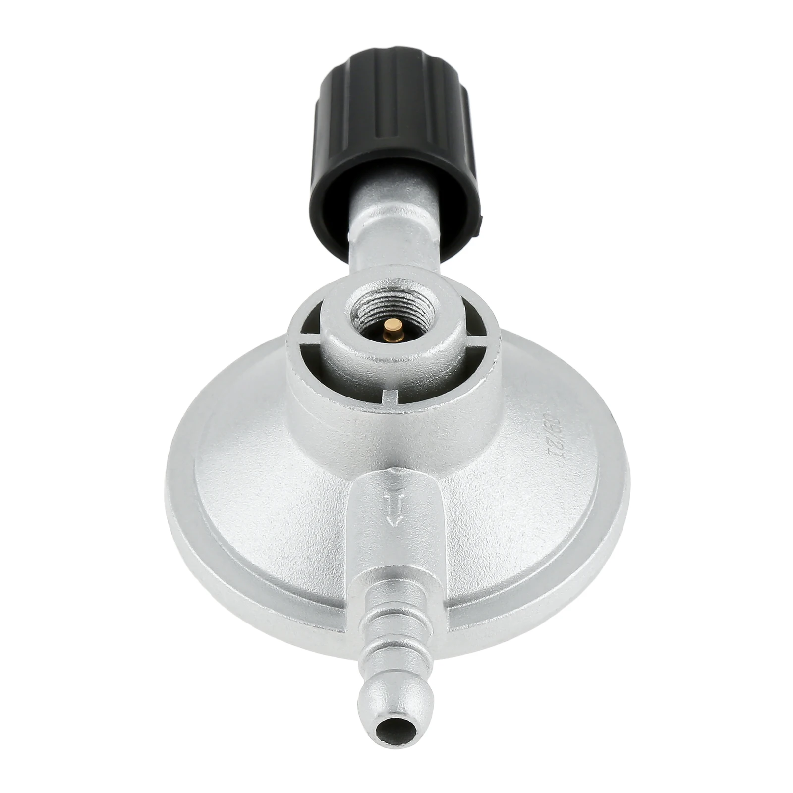 1LB Disposal Bottle Valve Adjustable Flow Low Pressure Propane Regulator 8mm Barb Hose Connection 7/16"