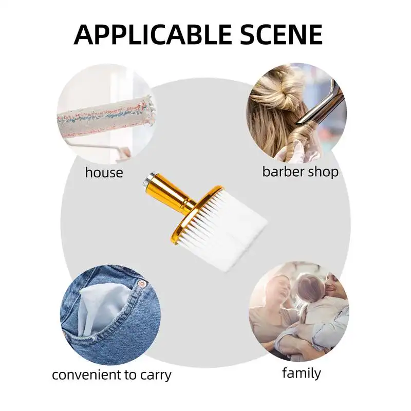 Мягкая щетка для волос, щетка для чистки шеи и лица, щетка для парикмахерской, стрижки волос, инструменты для парикмахерской