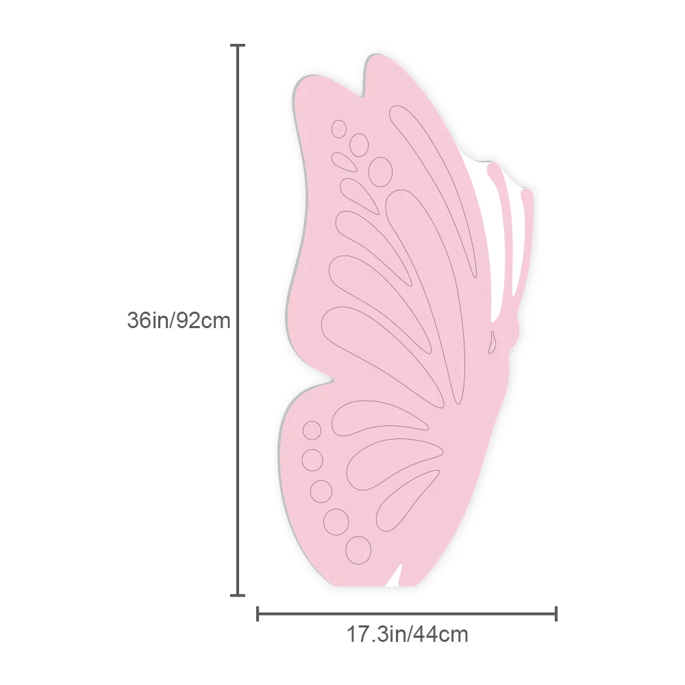 DIY Hollow Butterfly Decorations Pink Butterflies Cut Out Foam Board Butterfly Themed Birthday Party Props Baby Shower Decor