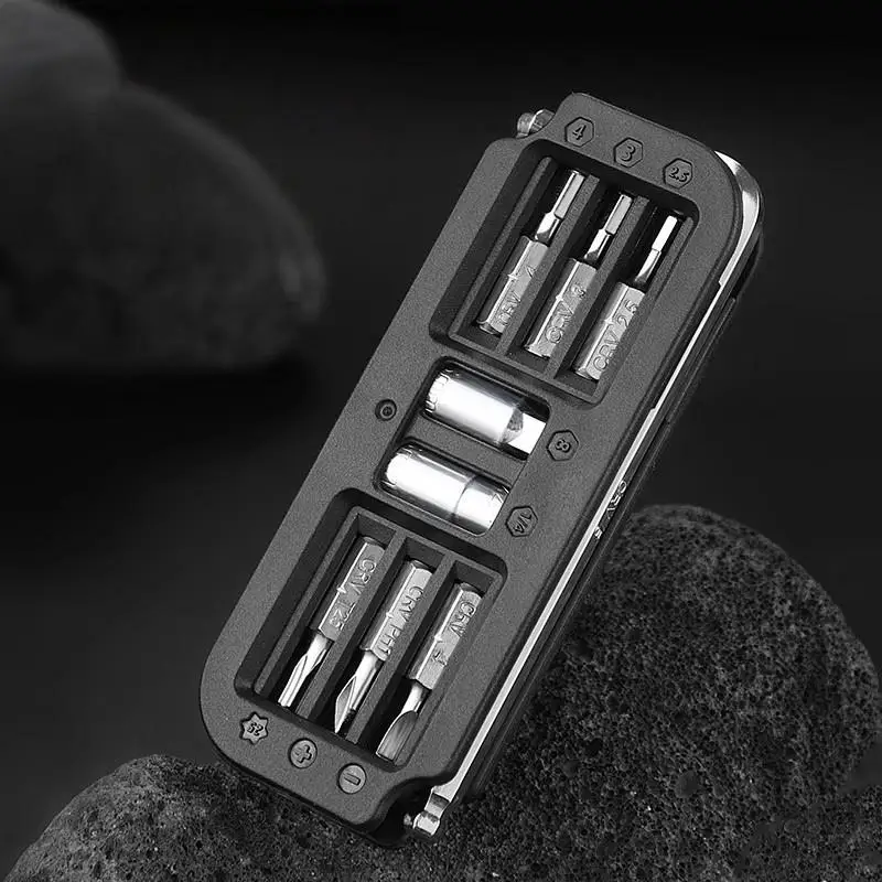 

10-in-1 Portable Bicycle Repair Tool Kit, Multi-Size Hex Wrench Multi-Functional Bike Maintenance Combination Cycling Accessorie