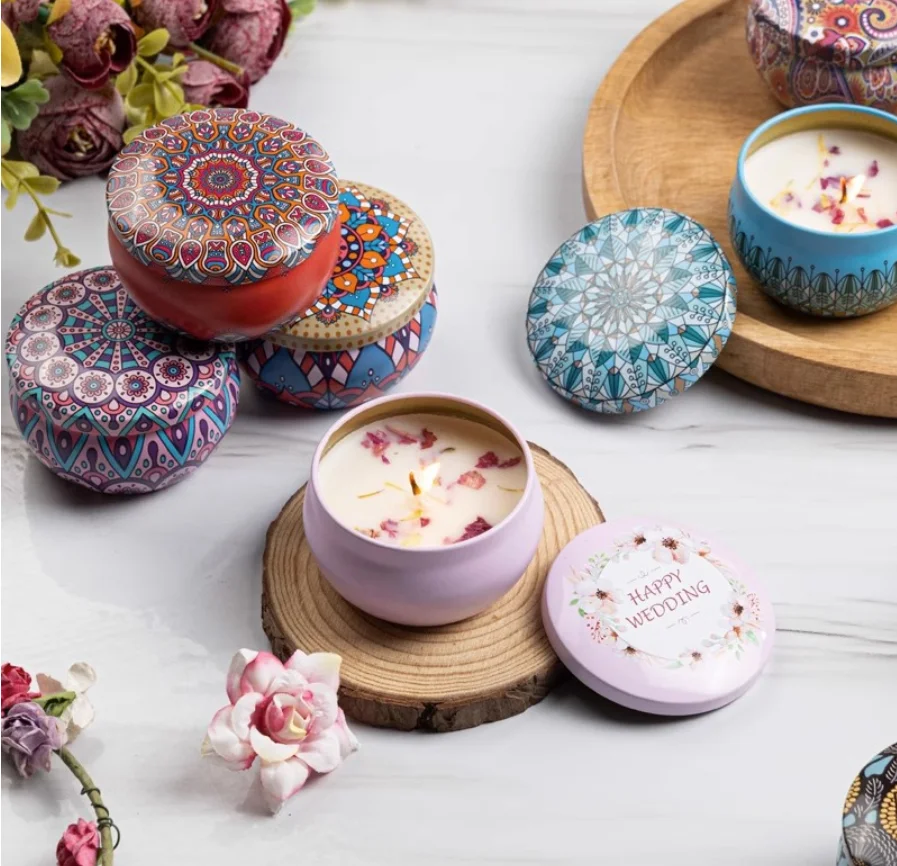 

352620 Scented Candle Gift Box Set, Romantic Fragrance Gift Set, Birthday Gifts, Wedding Gifts