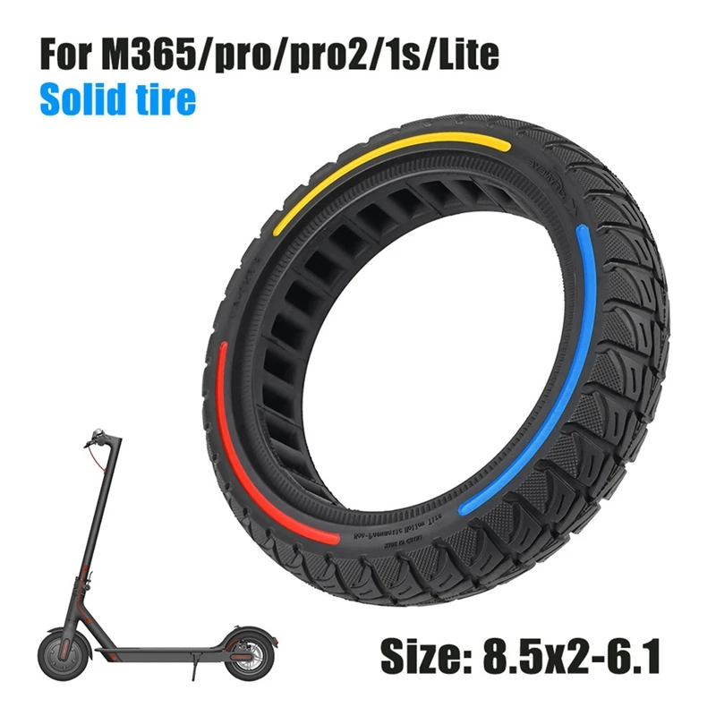 9.5Inch 9.5X2-6.1 Solid Tire Electric Scooter Wear-Resistant Off-Road Tyres For M365 Electric Scooter Spare Parts Parts